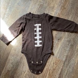 Carters football Onesie
